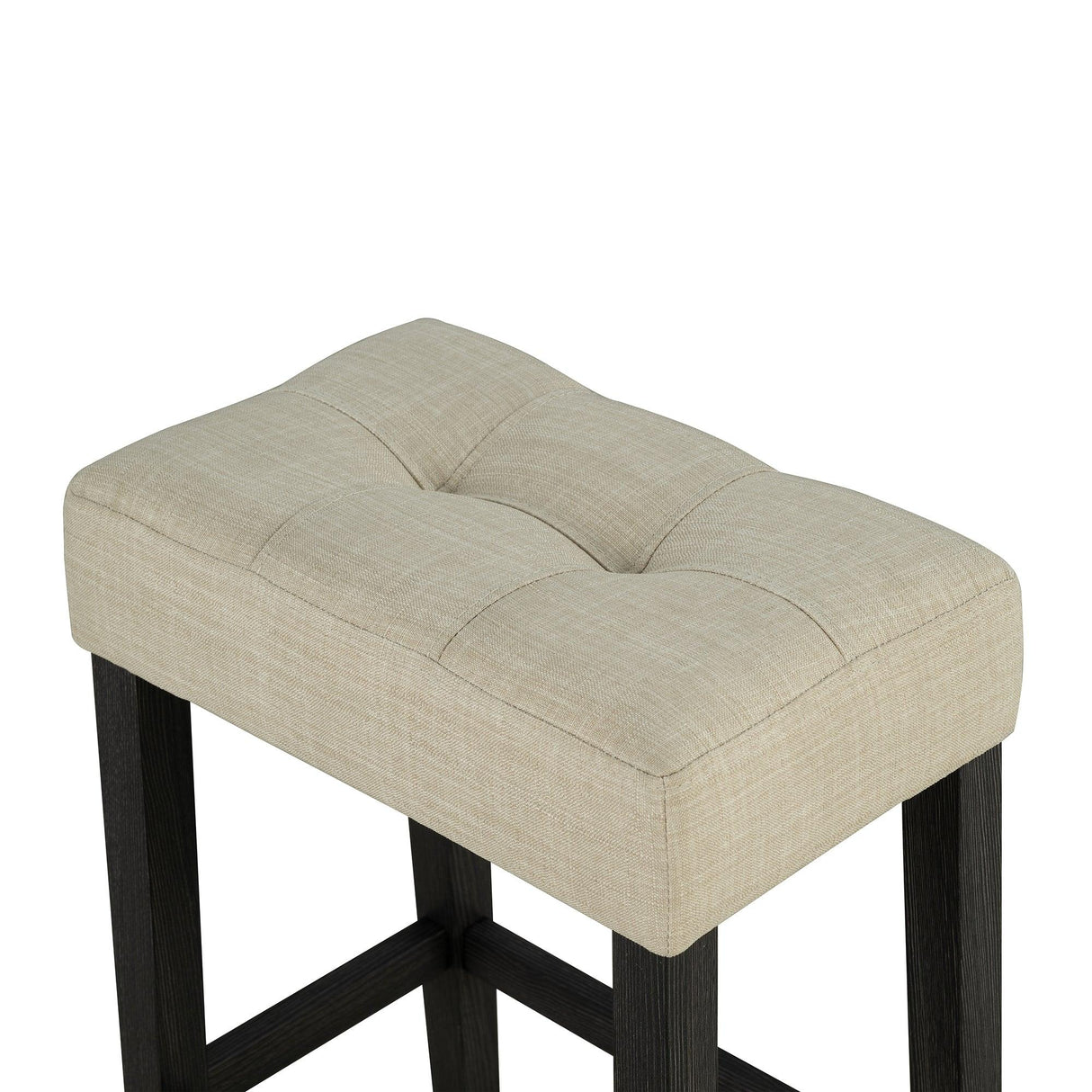 48" Modern Breakfast 1 Dining Table Set with 2 Stools for Apartment, Travertine Table Top