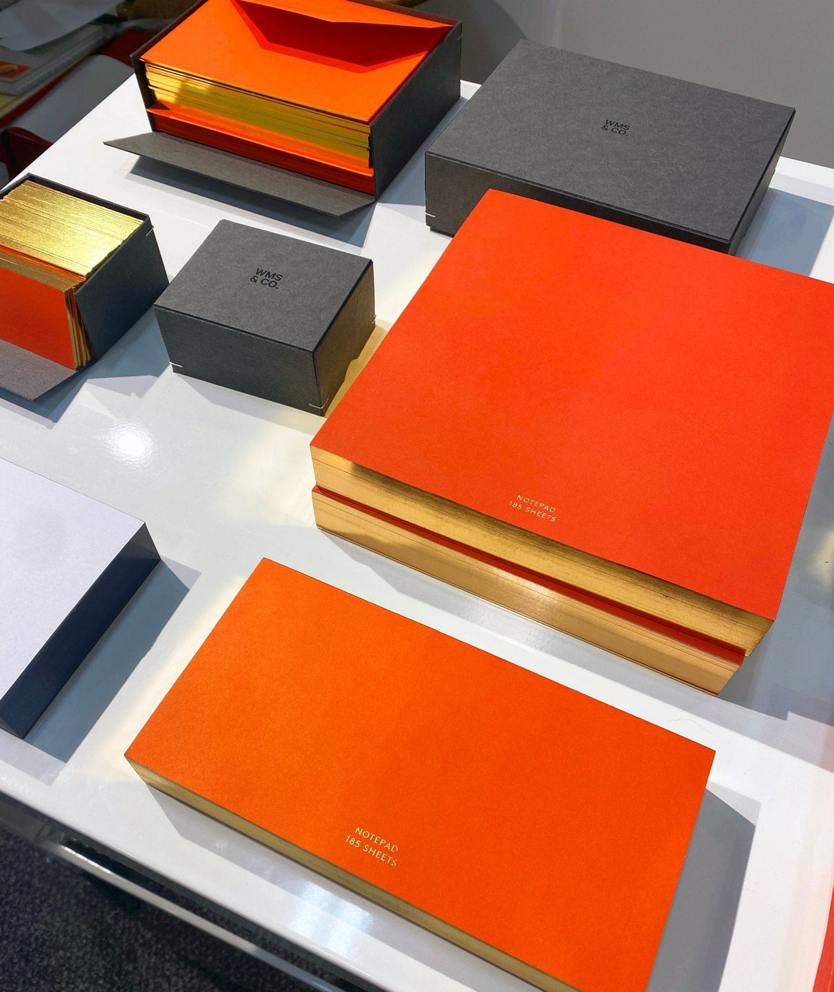 Colorpads: Red with gold edging