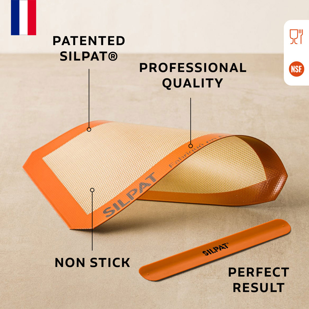 Silpat Half Size Baking Mat & Sil-band
