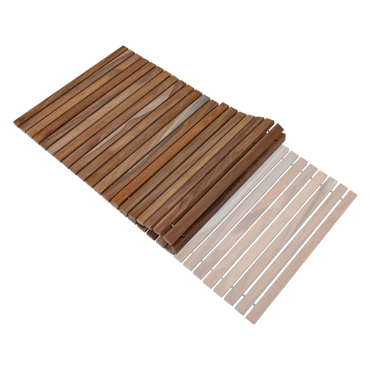 Sandpoint Natural Teak Shower and Bath String Mat 40″ x 20″