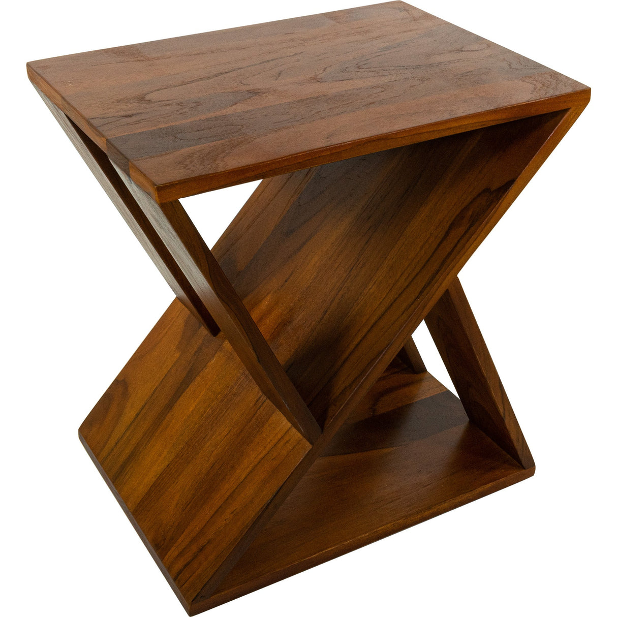 Danish Teak Slatted Stool