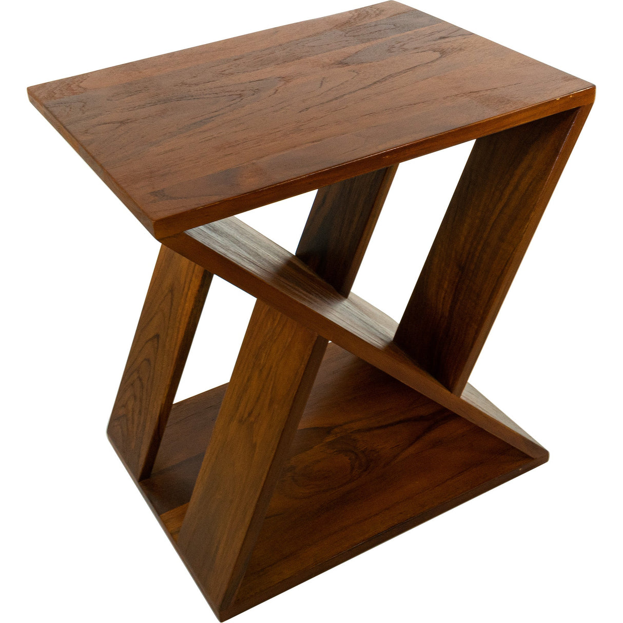 Danish Teak Slatted Stool