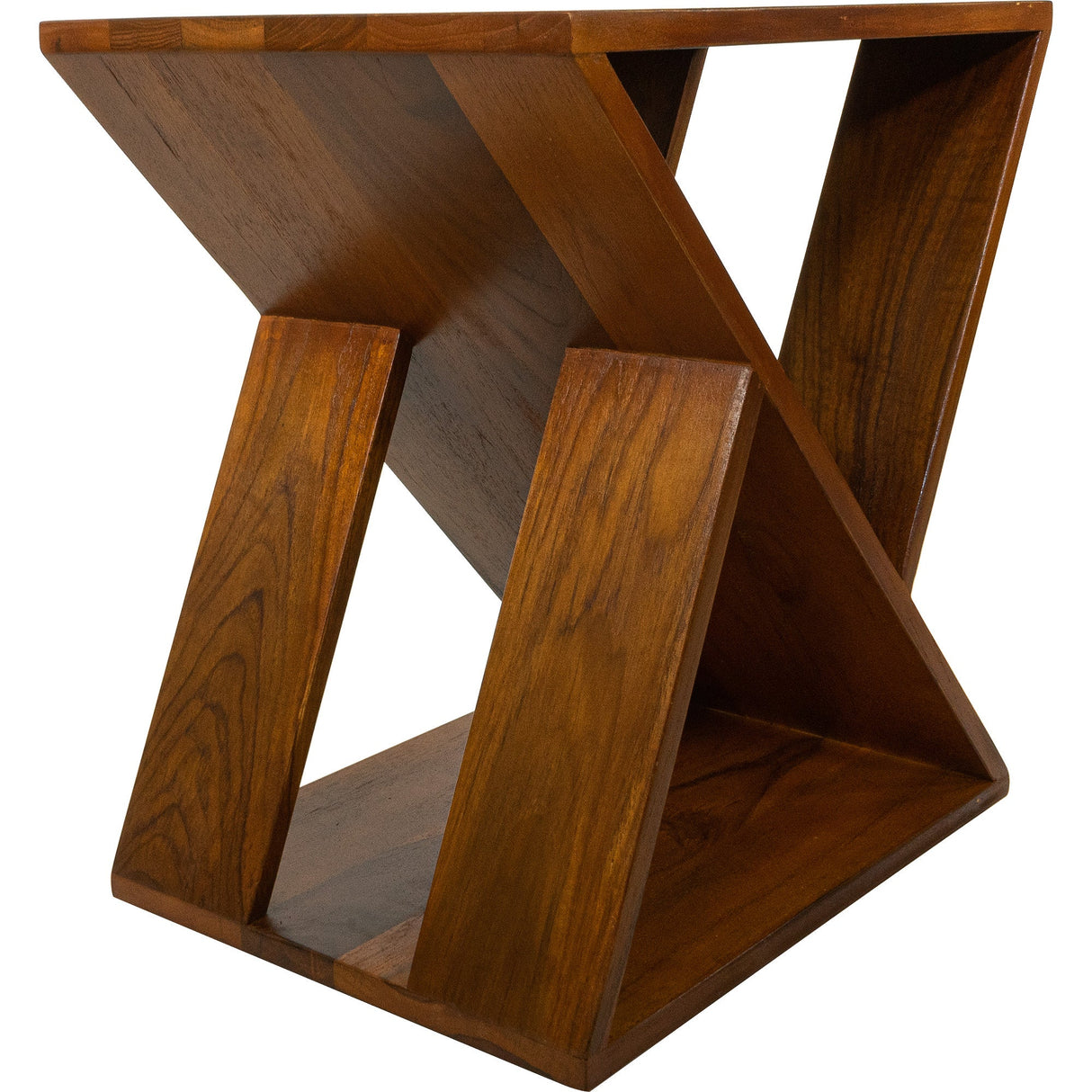Danish Teak Slatted Stool