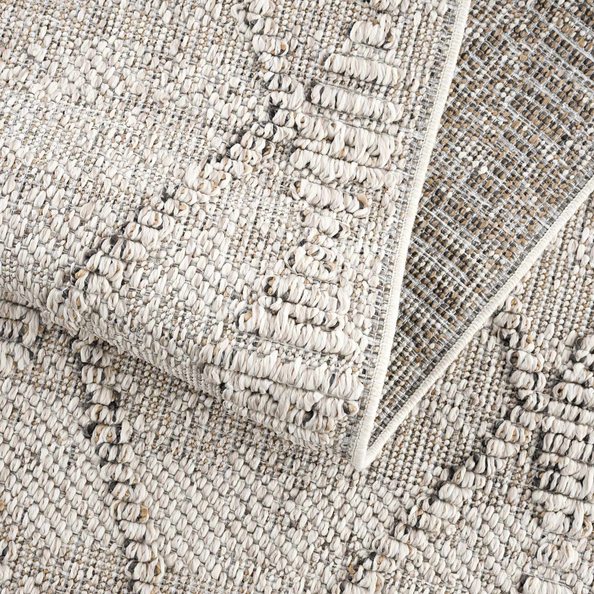 Nyla Bone Indoor & Outdoor Rug - 2x3 Clearance