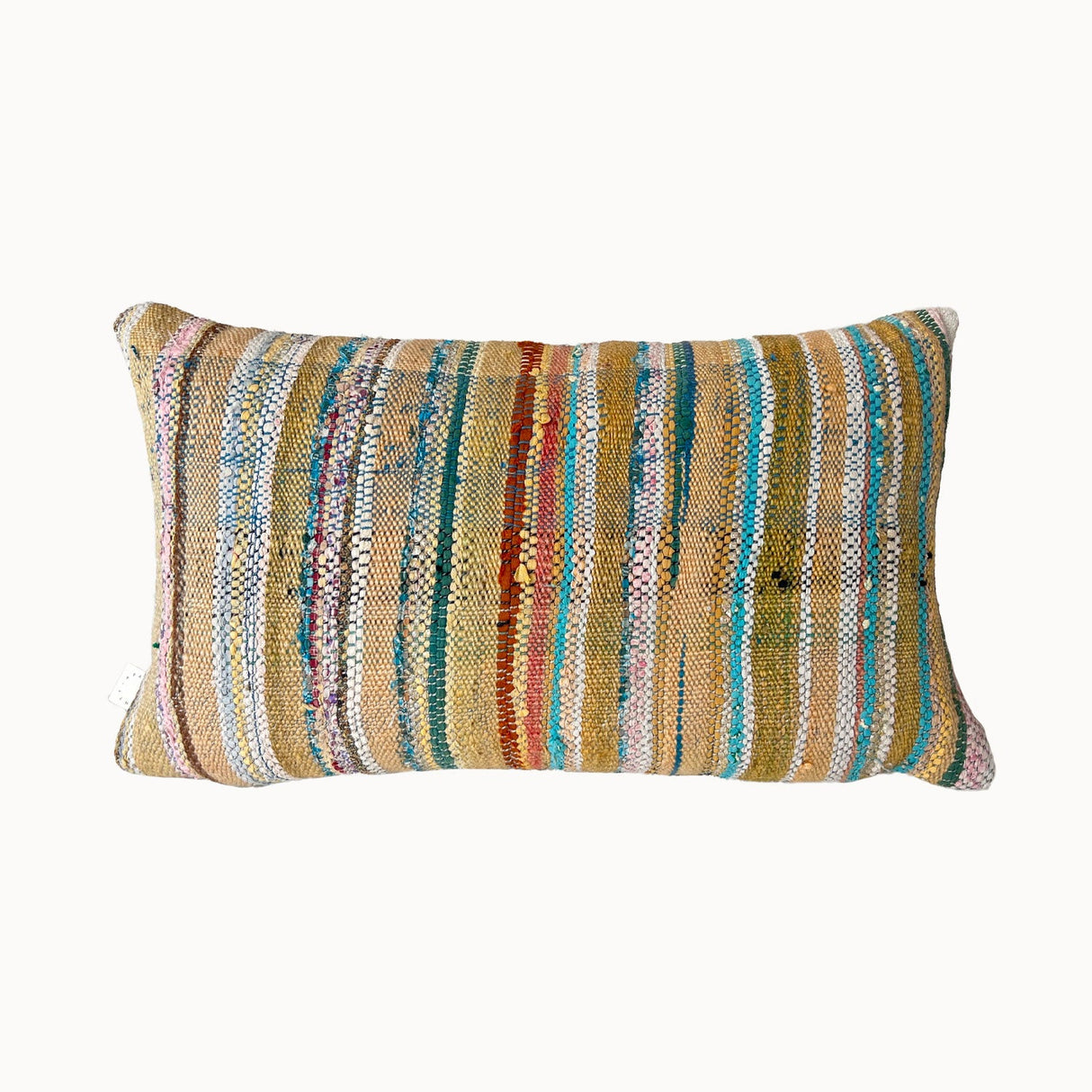 Sunny Handwoven Moroccan Pillow