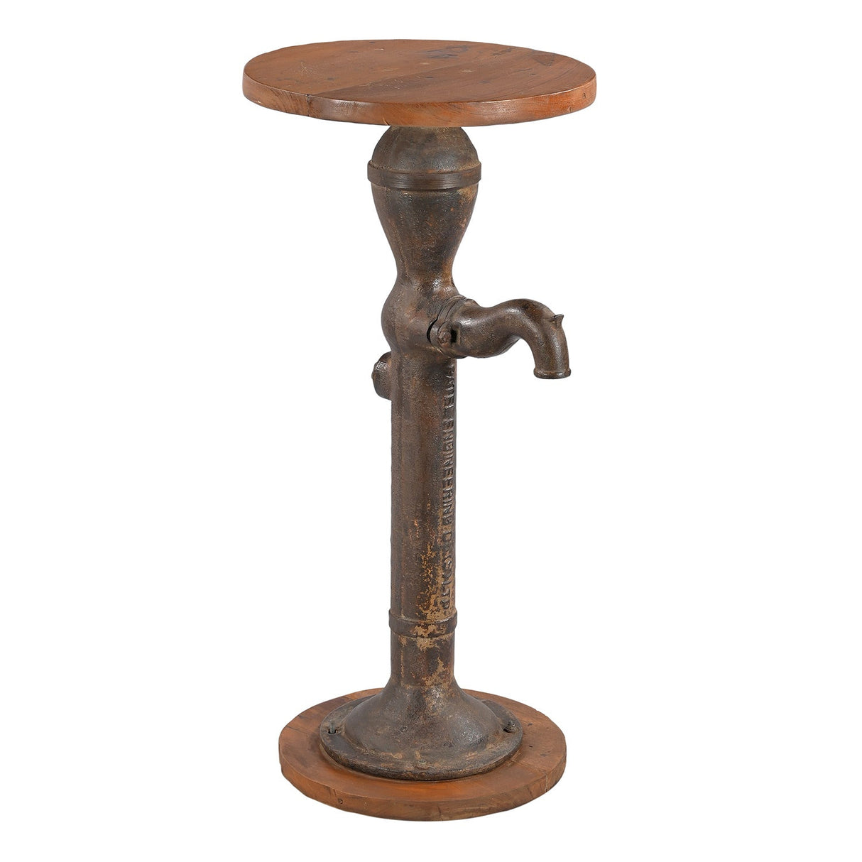 Eclectic Vintage Water Hand Pump Upcycled Unique Table