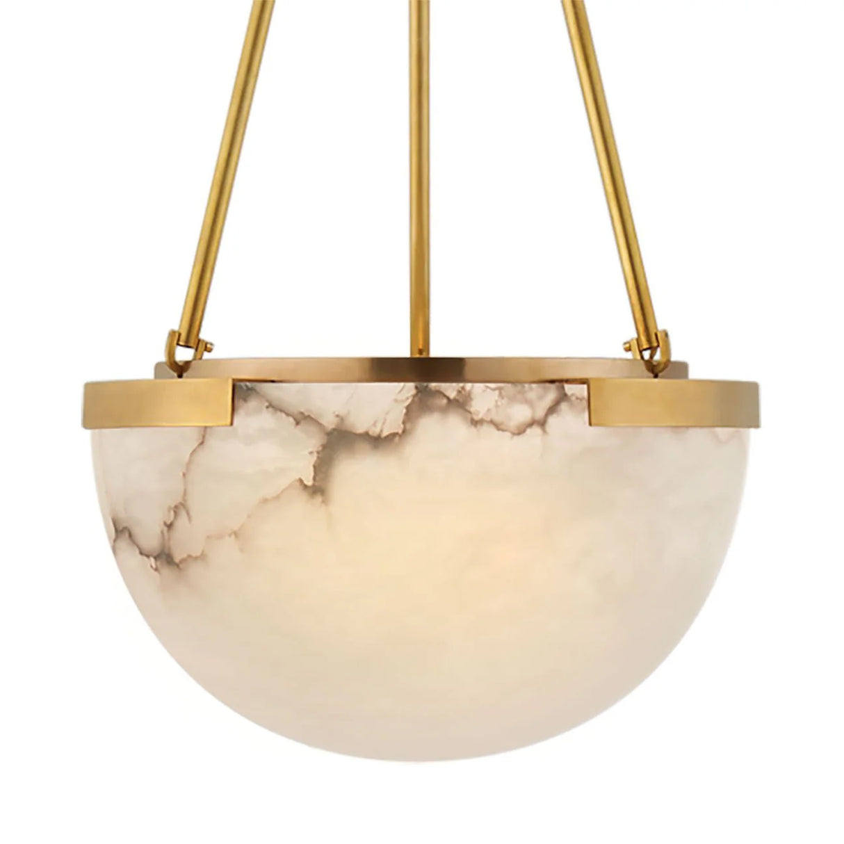 Semicircular Istar Alabaster Chandelier