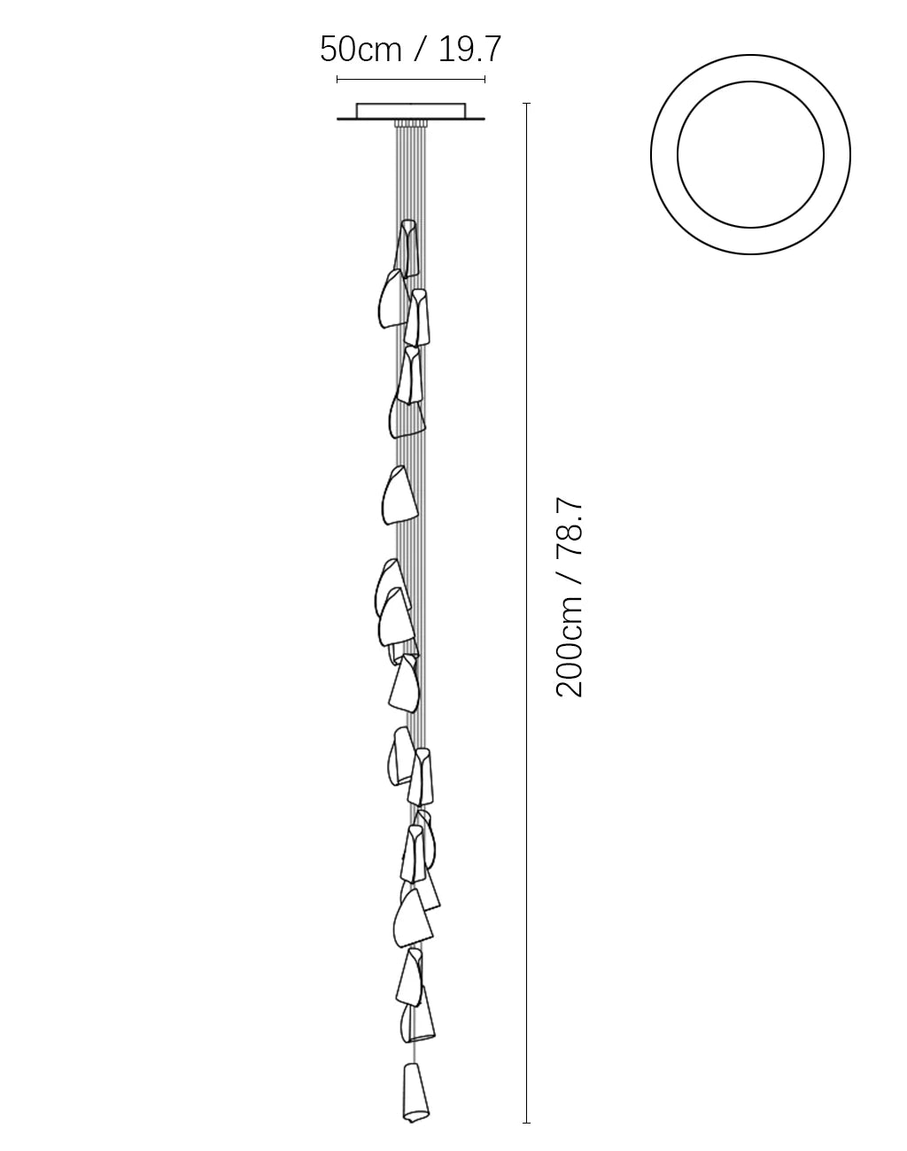 Series 21 Pendant Light Cluster