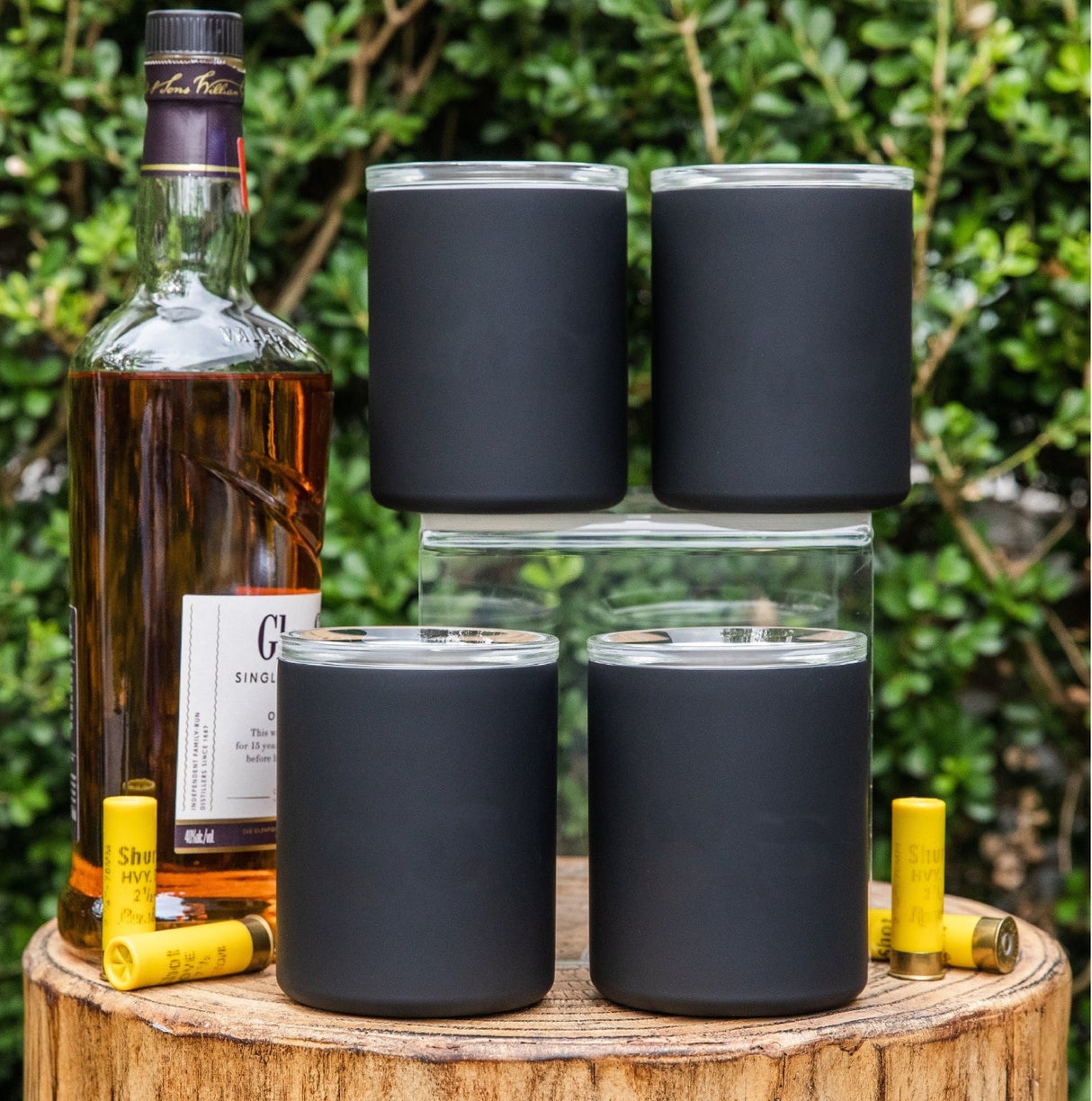Glass Lined Whiskey Low Ball