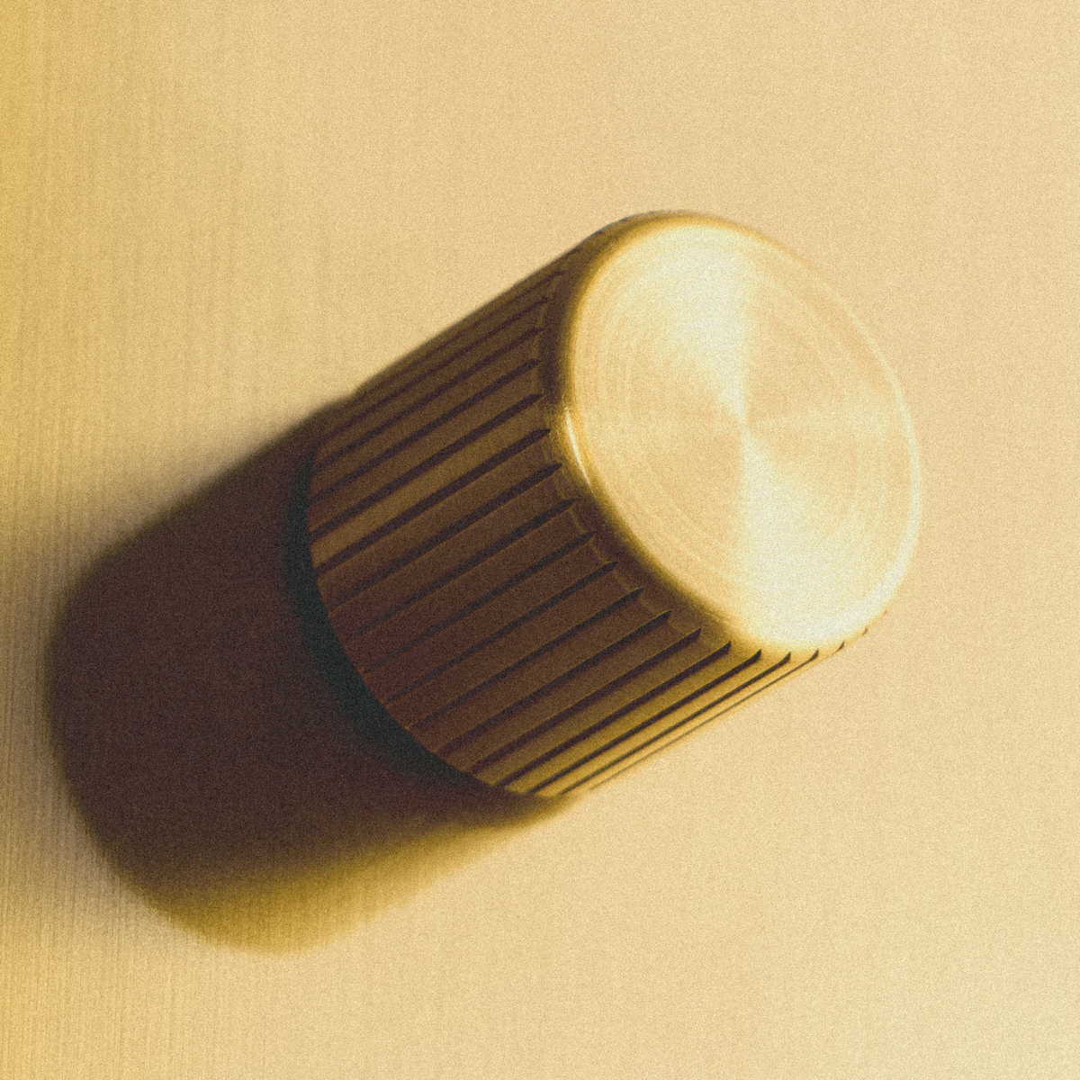 Single Rotary Wall Dimmer in Brass