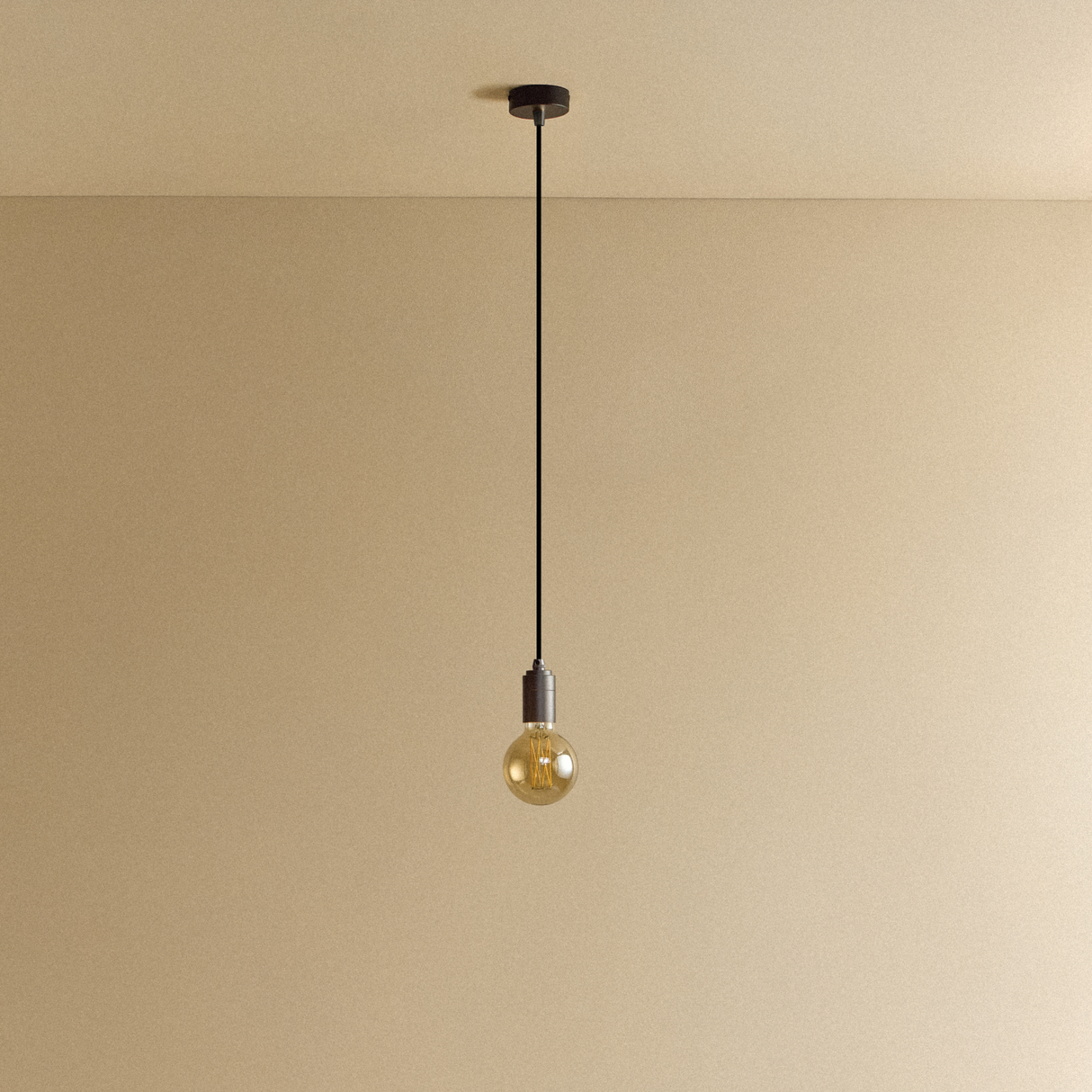 Elva Pendant Light Tinted in Graphite