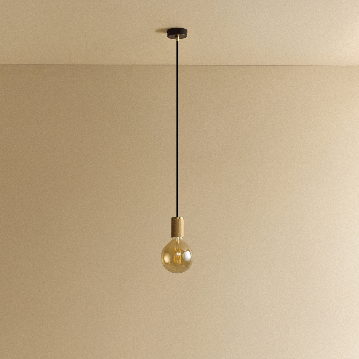 Gaia Pendant Light in Oak
