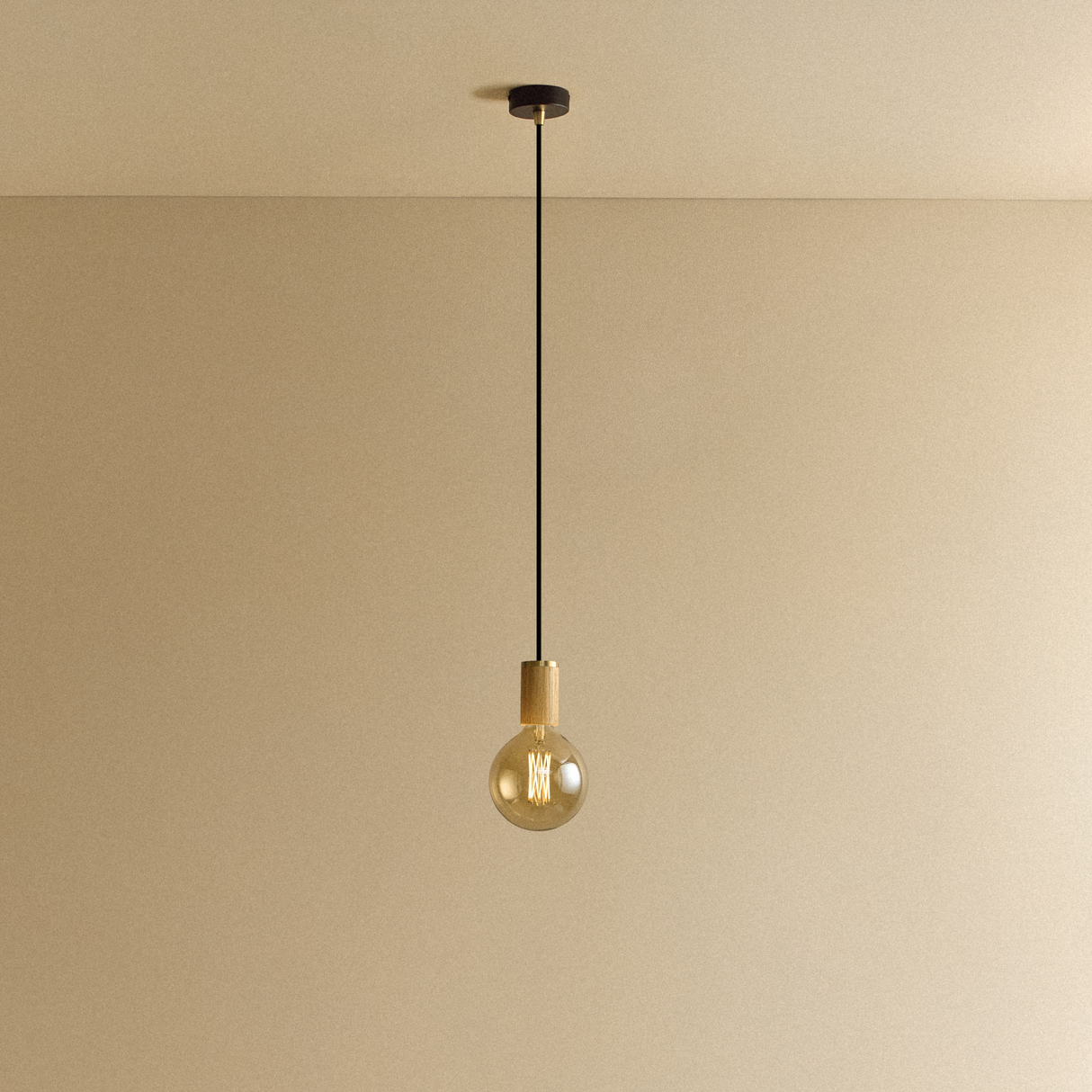 Gaia Pendant Light in Oak