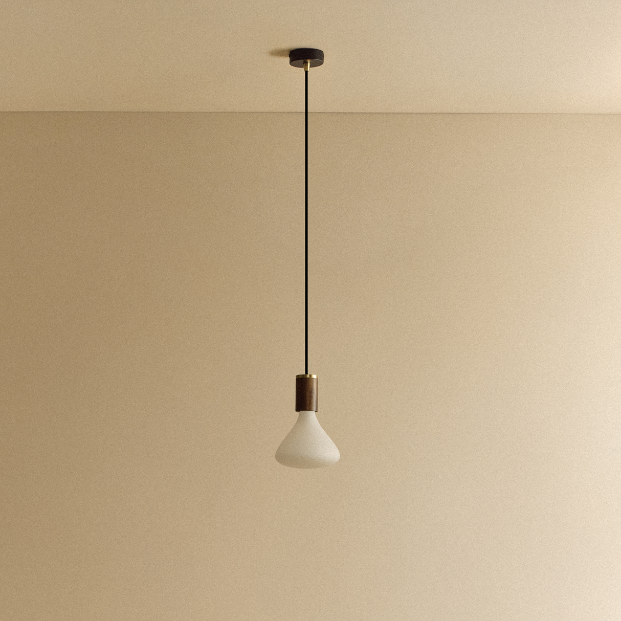 Noma Pendant Light in Walnut