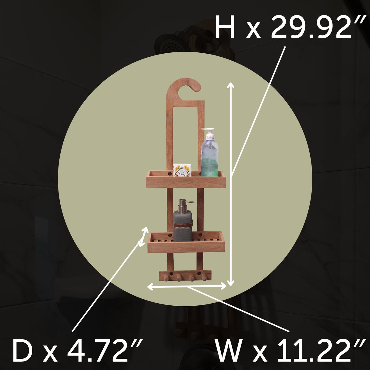Newport Natural Shower Caddy