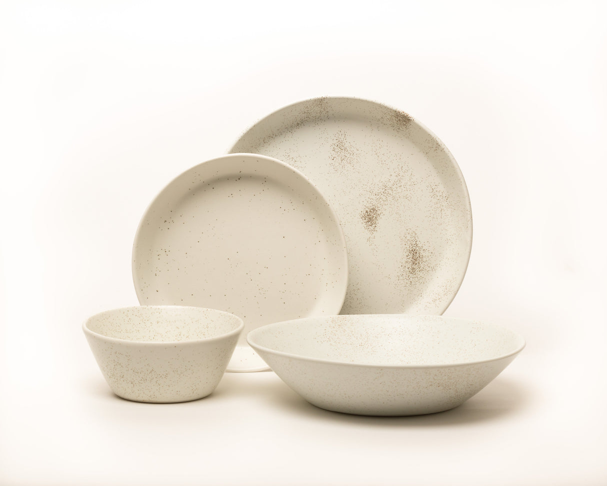 4 Piece Skali Coupe Dinner Setting