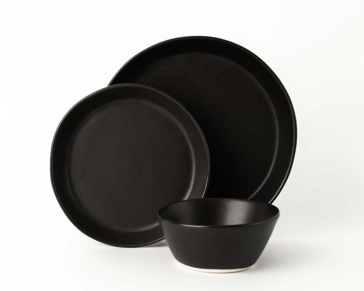 3 Piece Skali Coupe Dinner Setting
