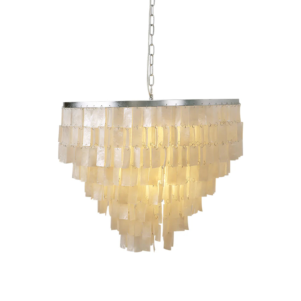 Skye Light Tiered Shell Chandelier
