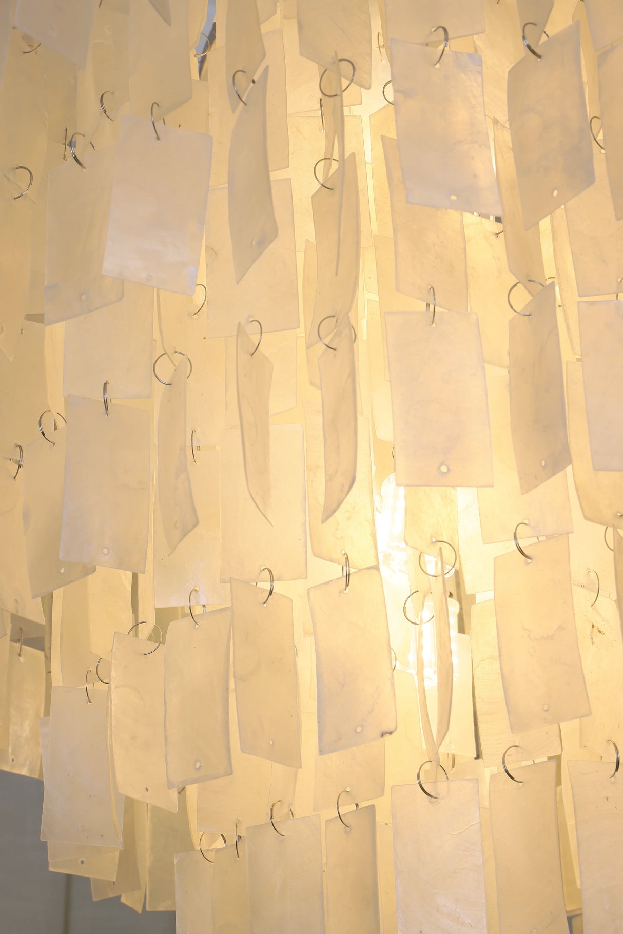 Skye Light Tiered Shell Chandelier