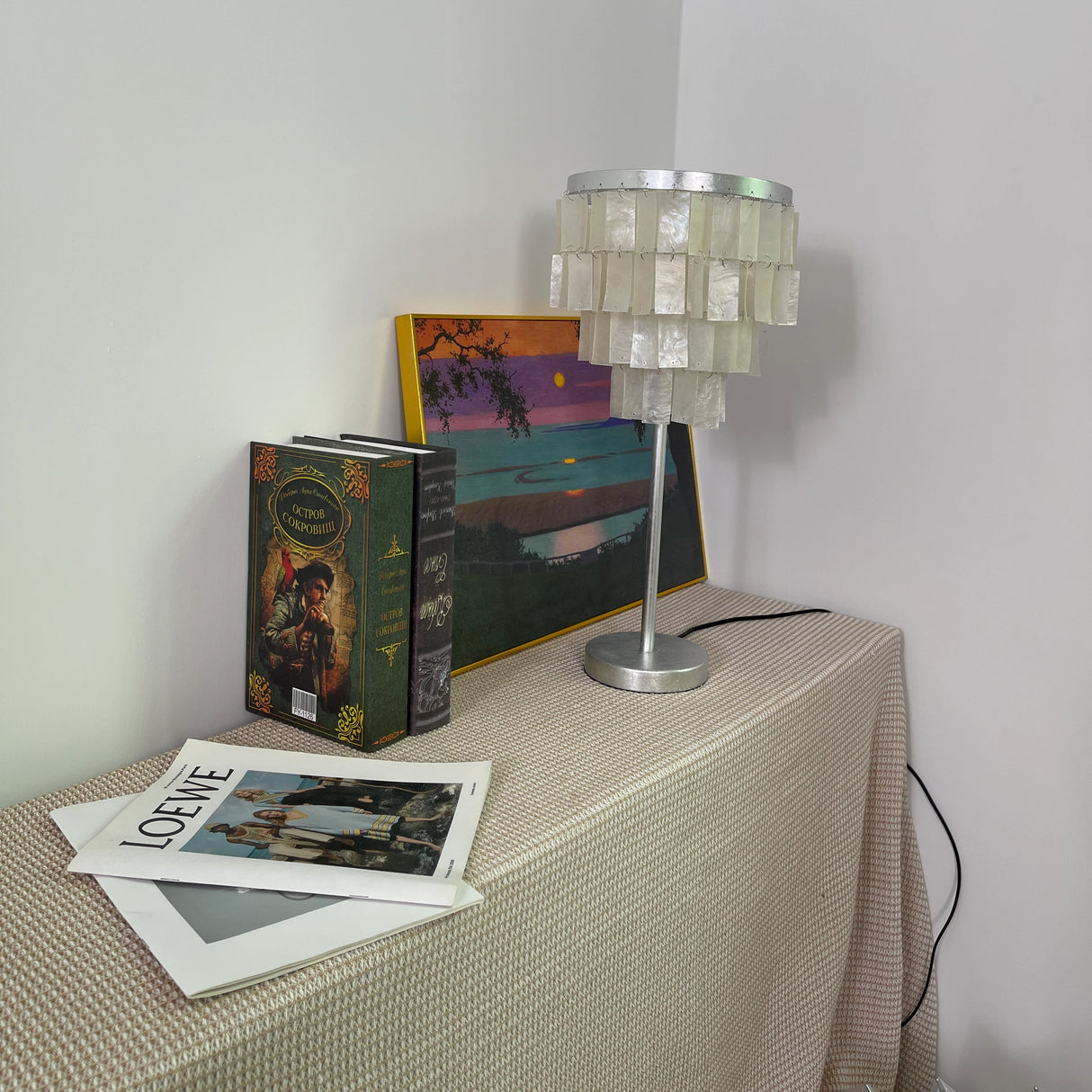 Skye Tiered Shell Table Lamp