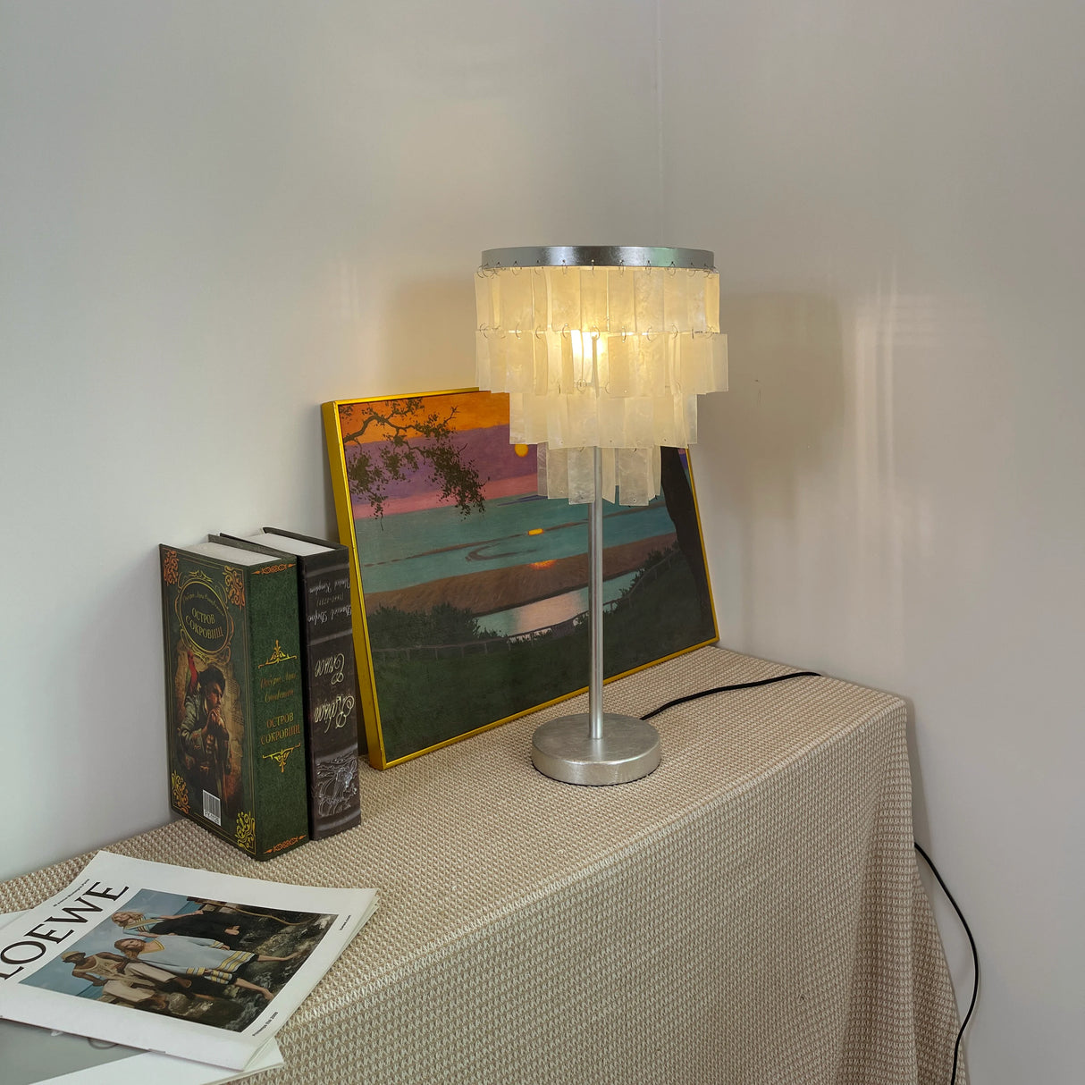 Skye Tiered Shell Table Lamp