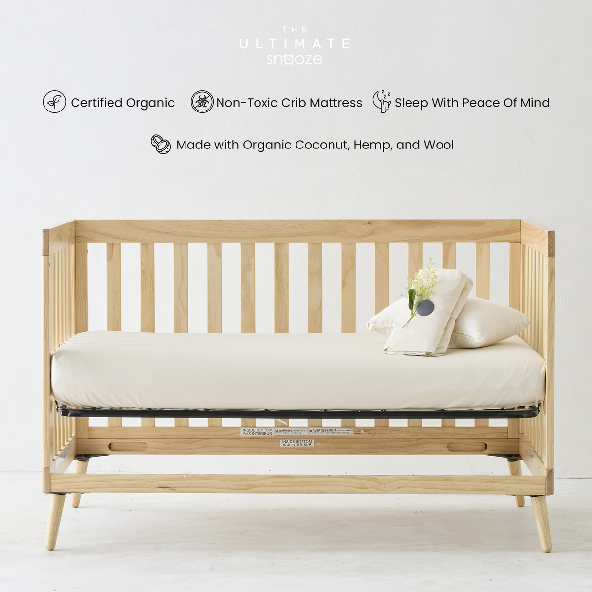 The Snooze Nest - Organic Crib Mattress