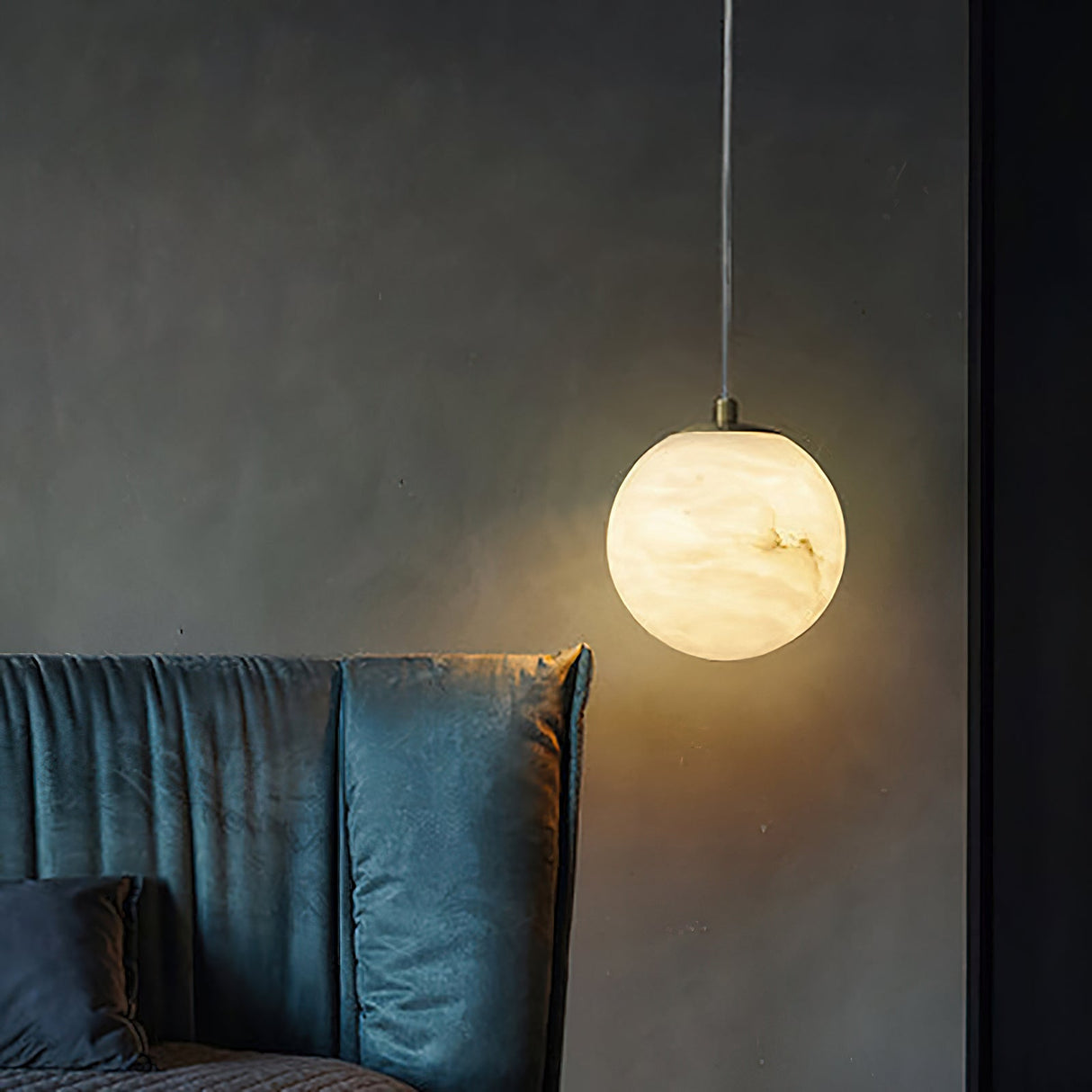 Sphaera Alabaster Pendant Light