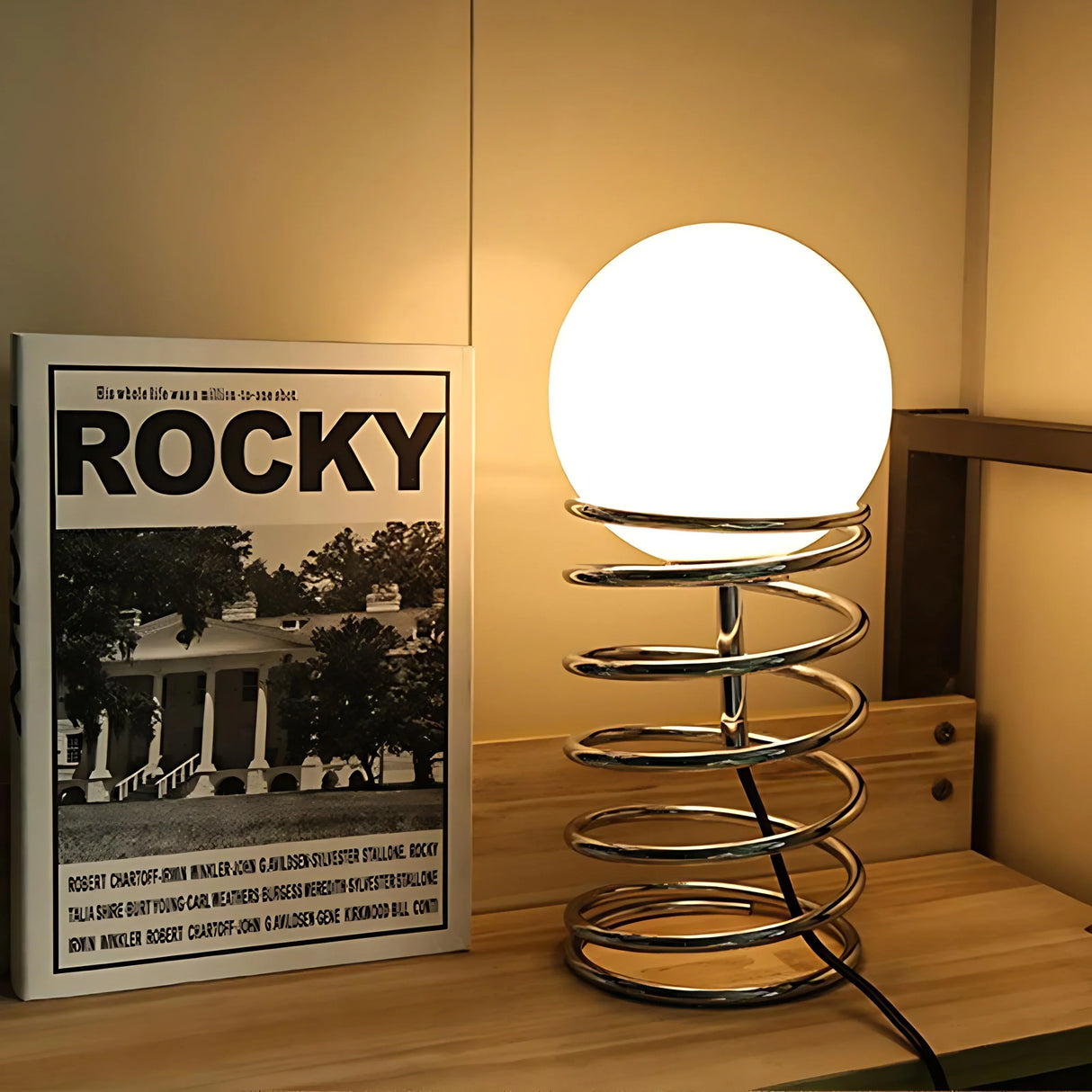 Spiral Spring Table Lamp