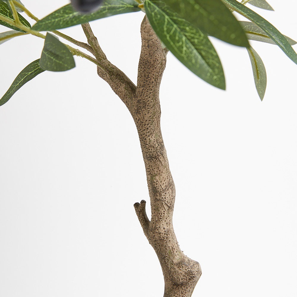Artificial Olive Topiary Tree with Mediterranean Pot