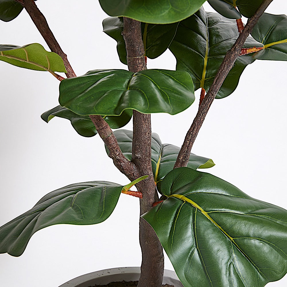 Artificial Fiddle Leaf Fig Tree with Artisan Planter