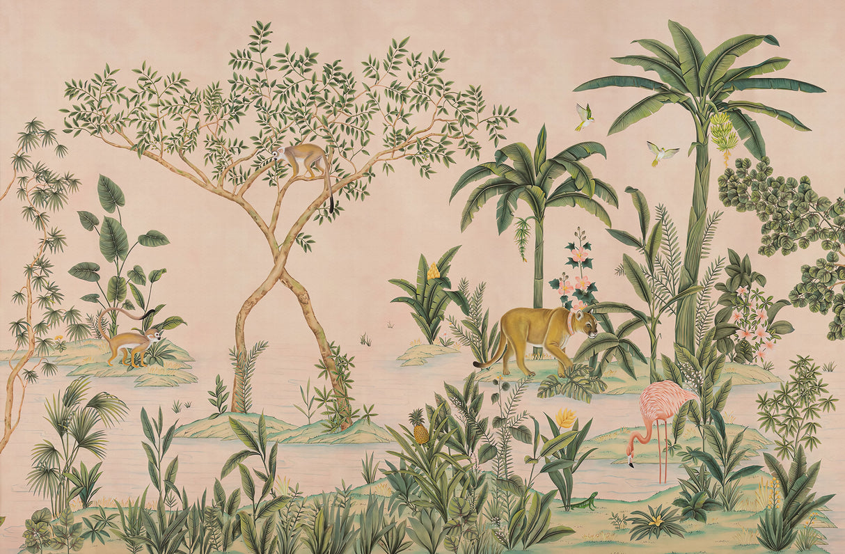 Indian Tropical Wallpaper Mural