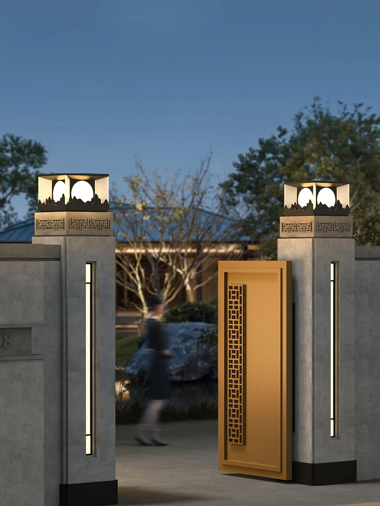 Sunrise Acrylic Garden Outdoor Light