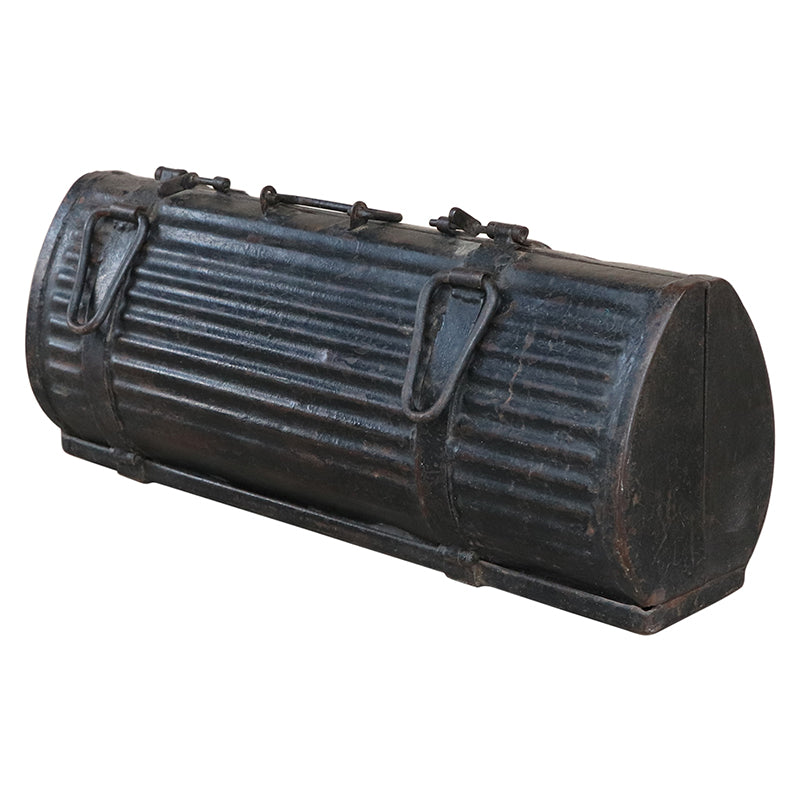 1900s Antique Iron Metal Gun Case