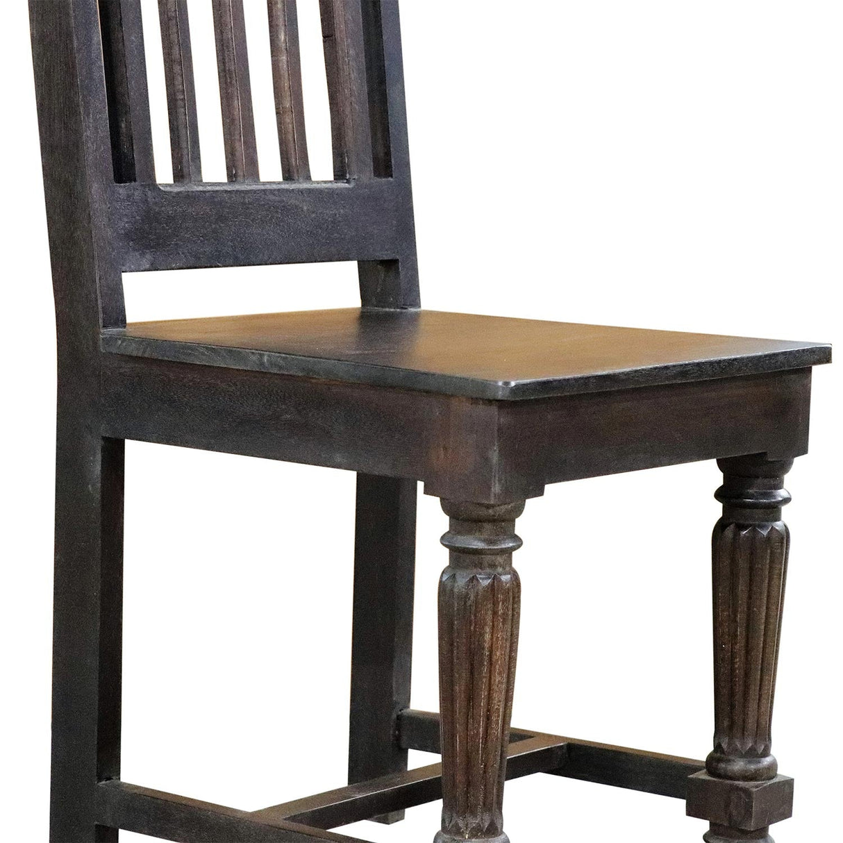 Cathedral Back Lattice Solid Mango Wood Dining Chair