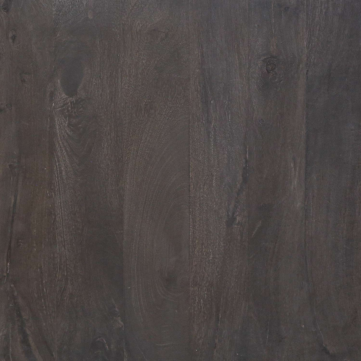 Modern Ash Gray Rib Carved Solid Wood 24" Square End Table