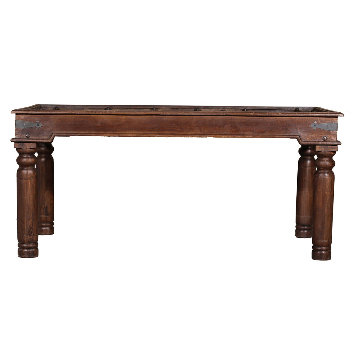 1900s Antique Door 6- Seater Solid Wood Dining Table