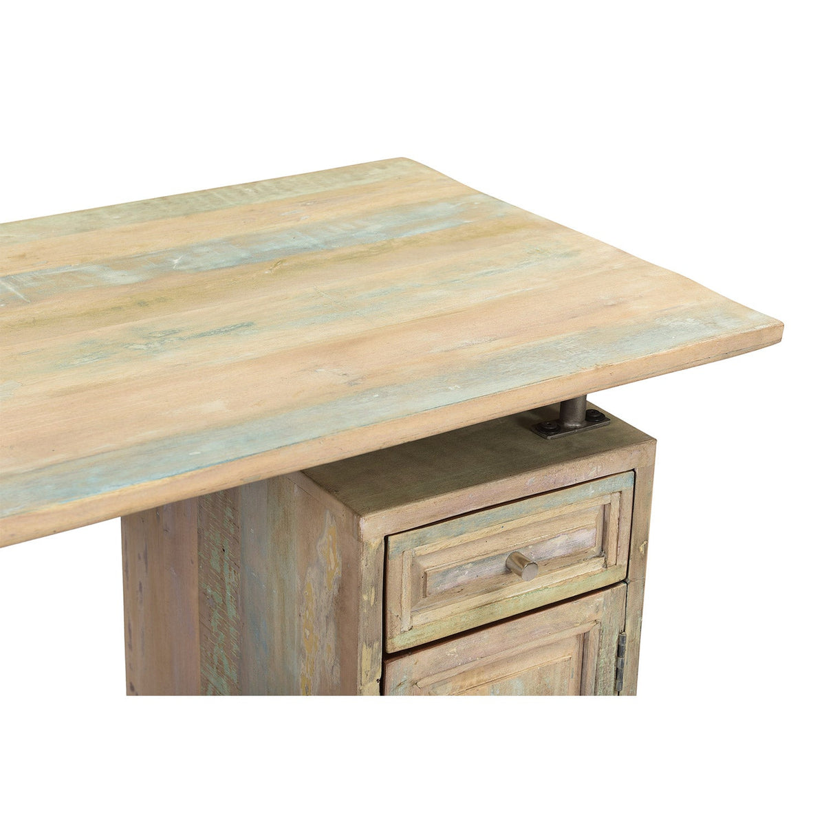Modern Reclaimed Wood Farmhouse Style 56" Long Desk