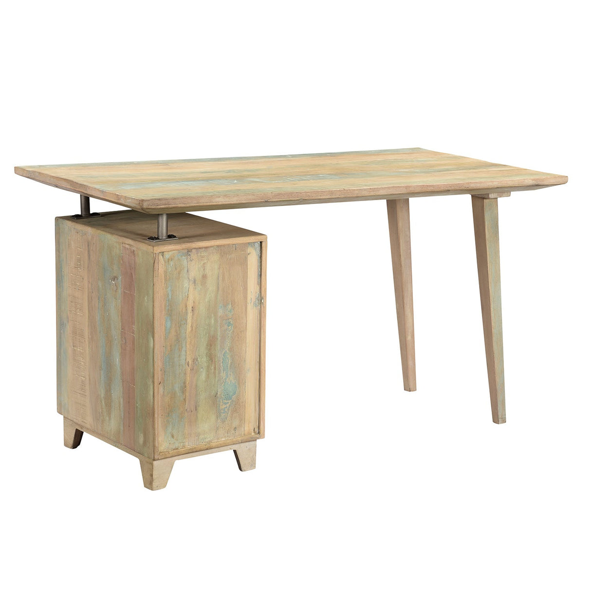 Modern Reclaimed Wood Farmhouse Style 56" Long Desk