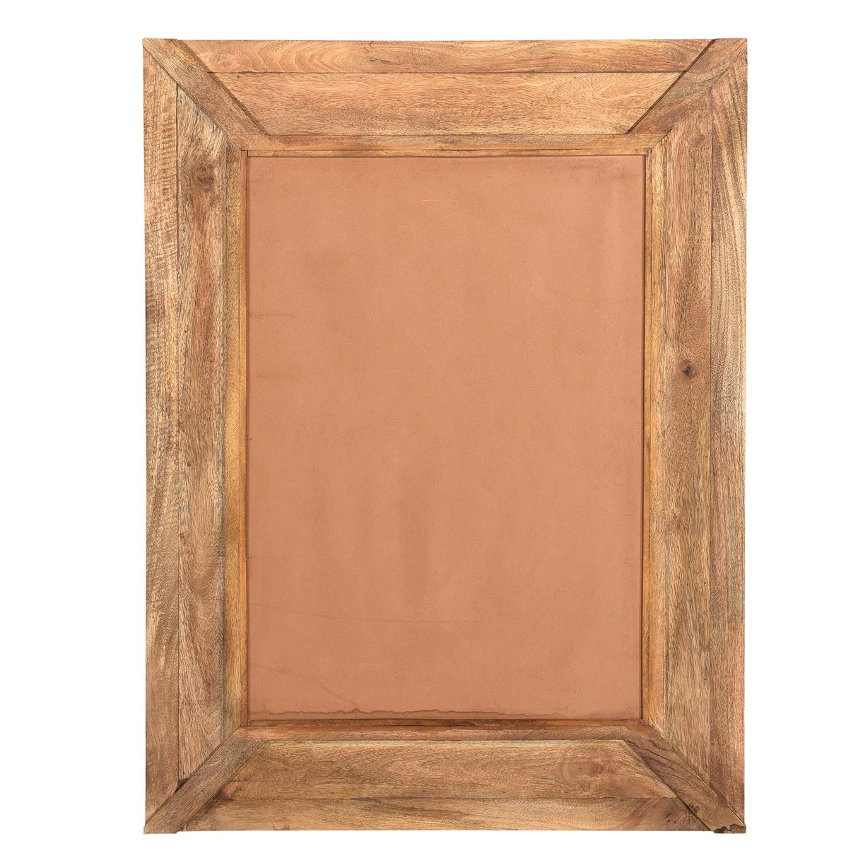 Distressed Carved 3' x 4' Solid Wood Vanity Mirror