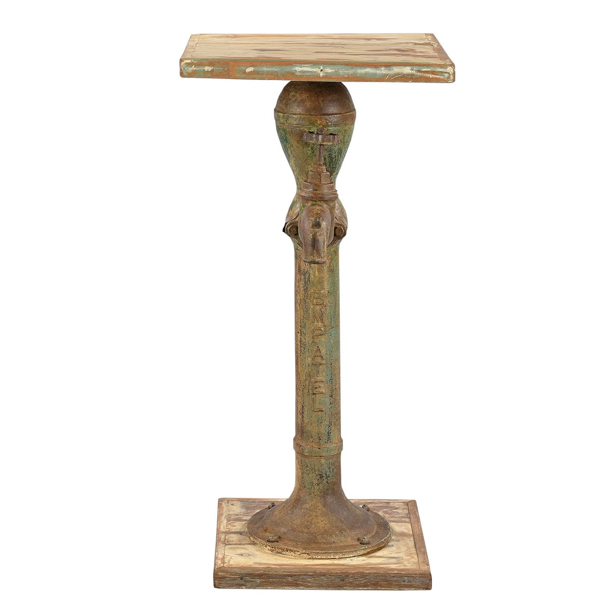 Eclectic Vintage Water Hand Pump Upcycled Unique Table