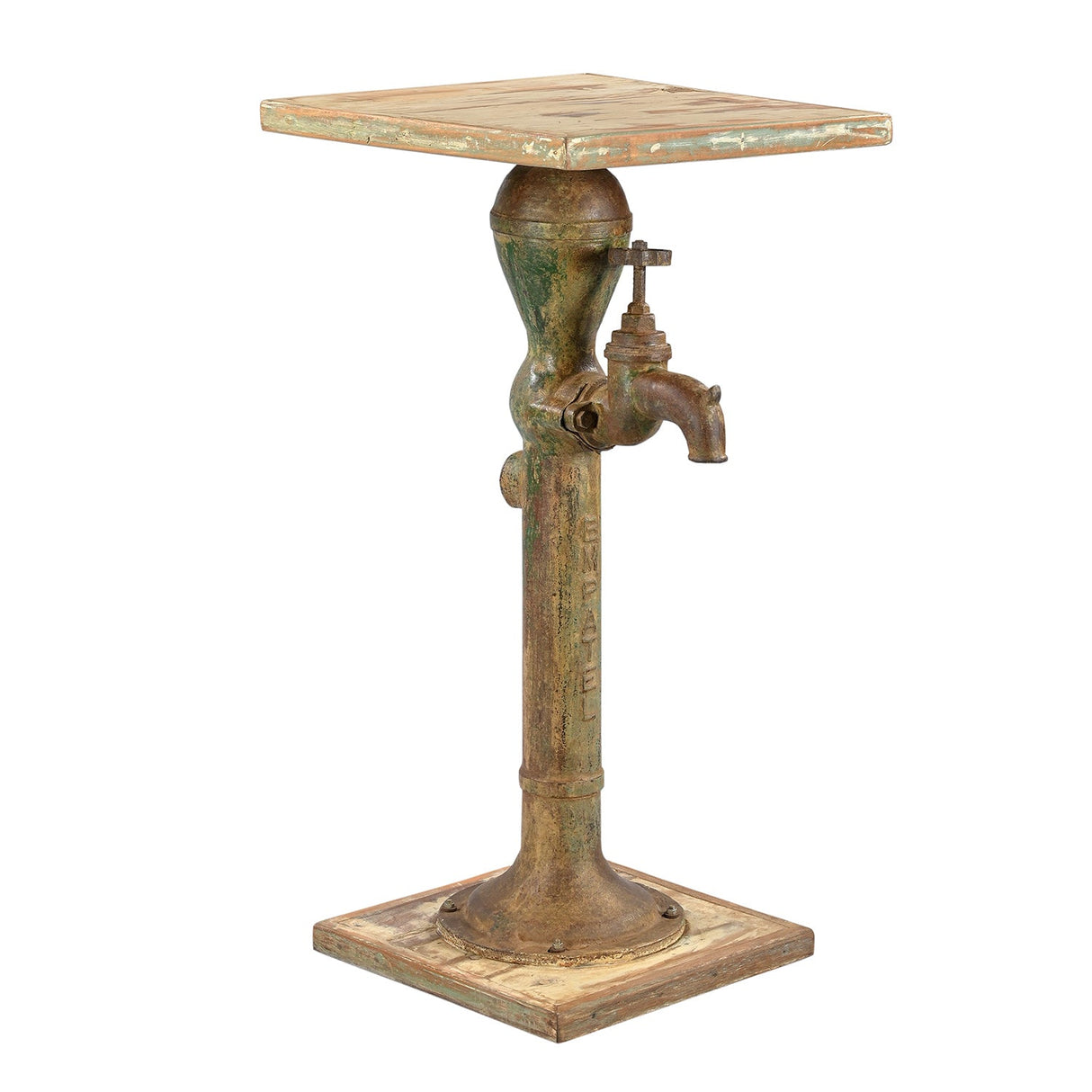 Eclectic Vintage Water Hand Pump Upcycled Unique Table