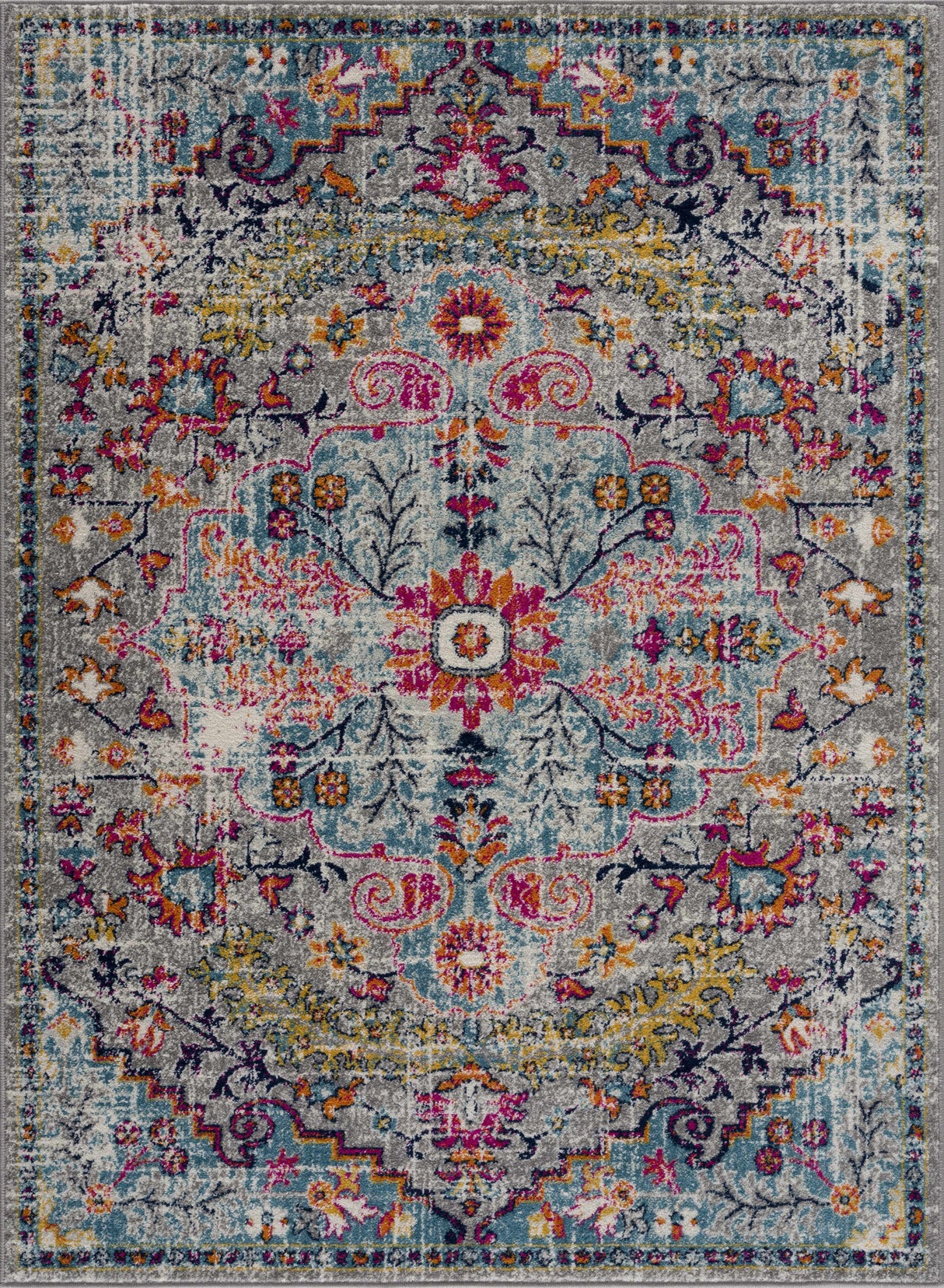 Delanson Colorful Area Rug
