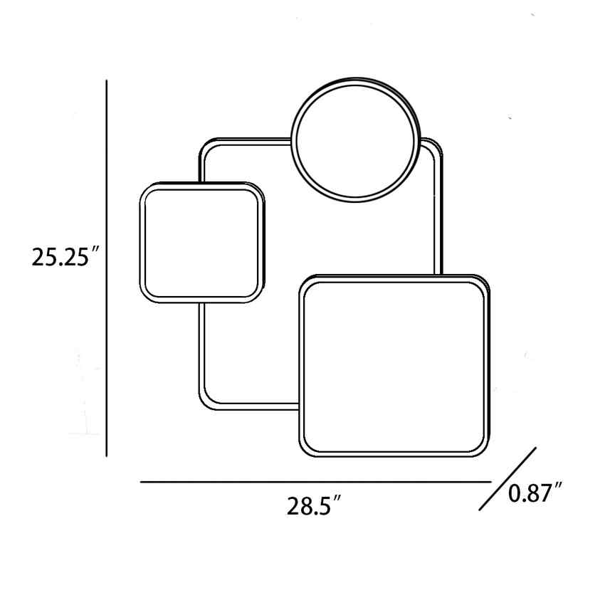 Nijbroek Modern Wall Mirror