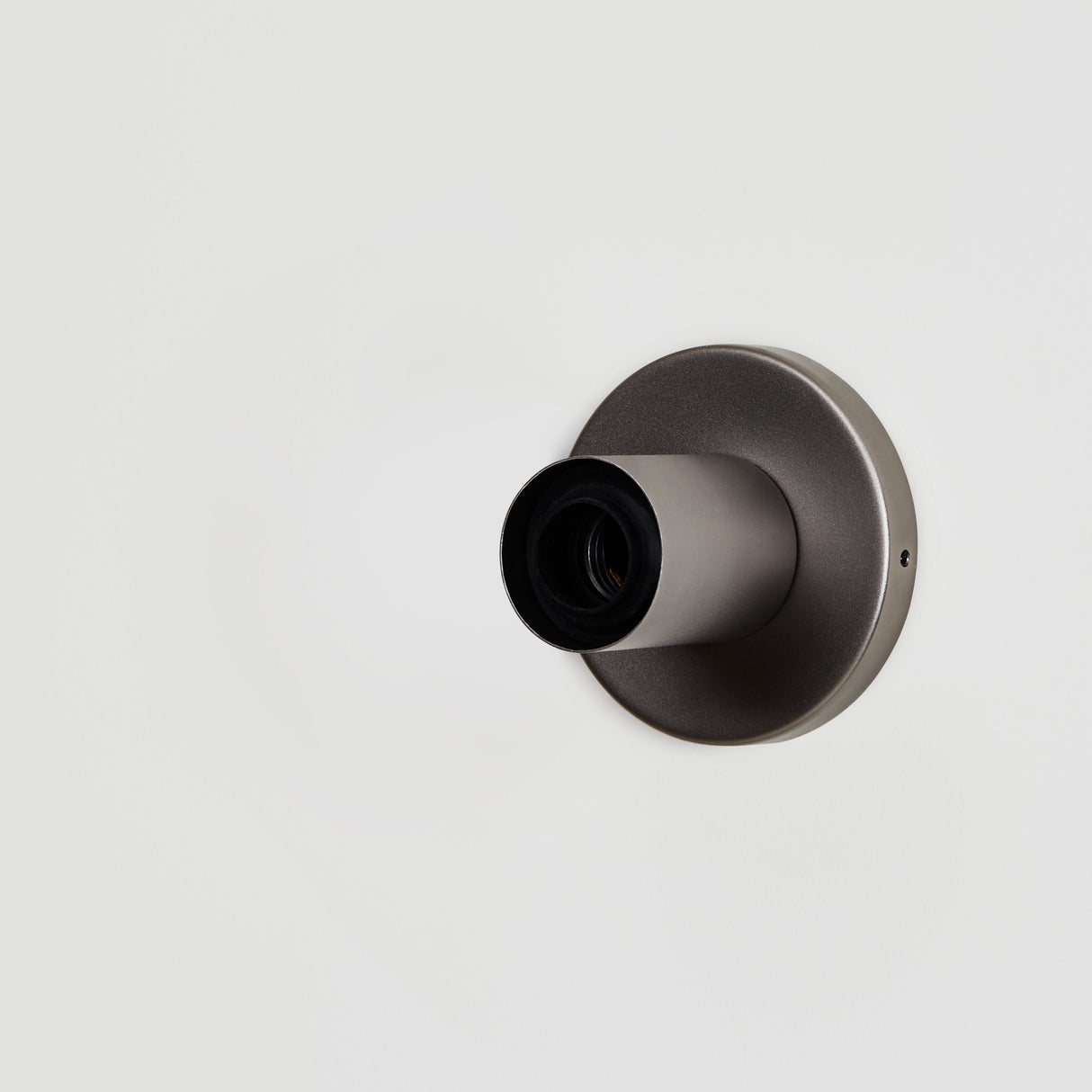Lochan Wall Light in Graphite + Oval Dim to Warm