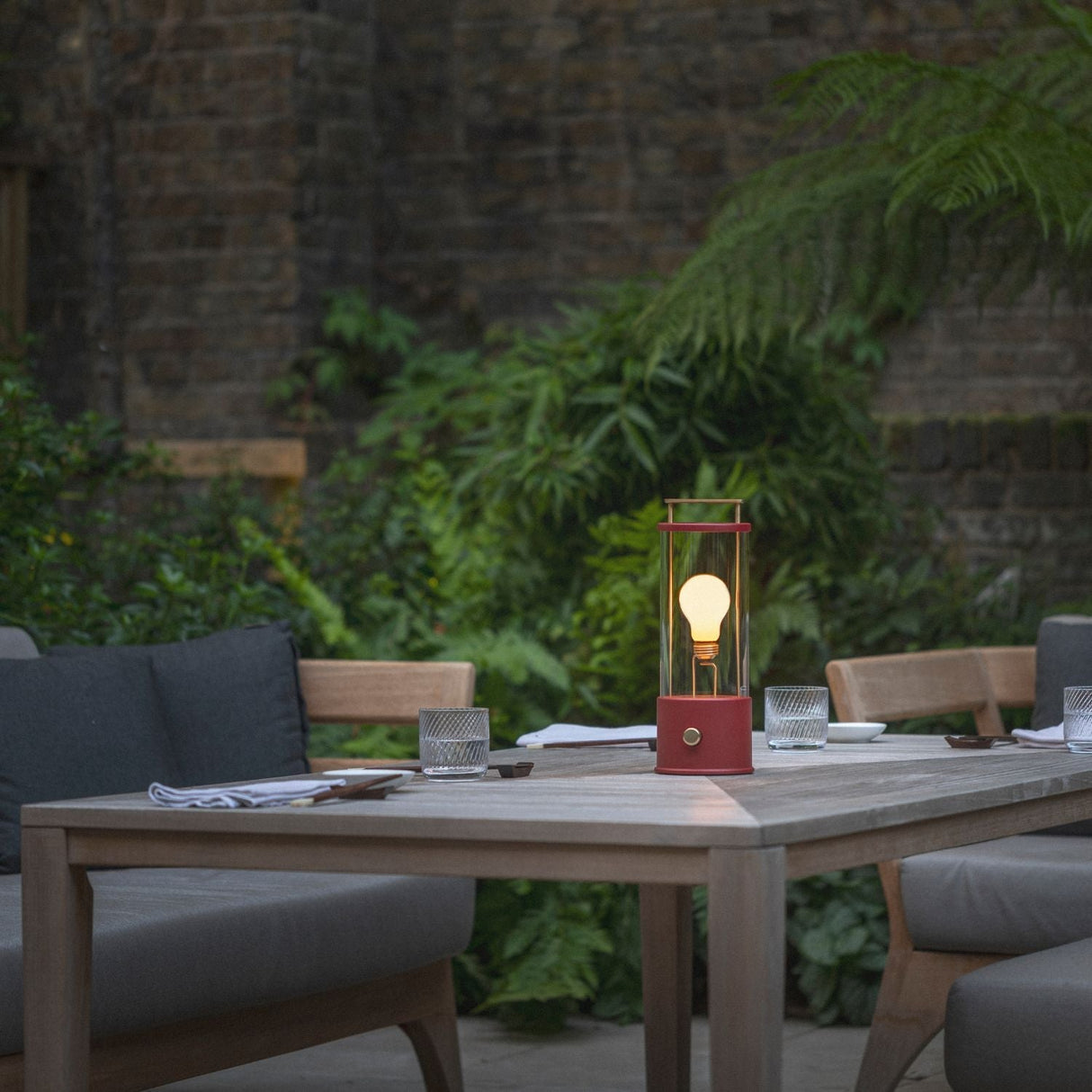 The Muse 1.0 Portable Lamp in Pomona Red