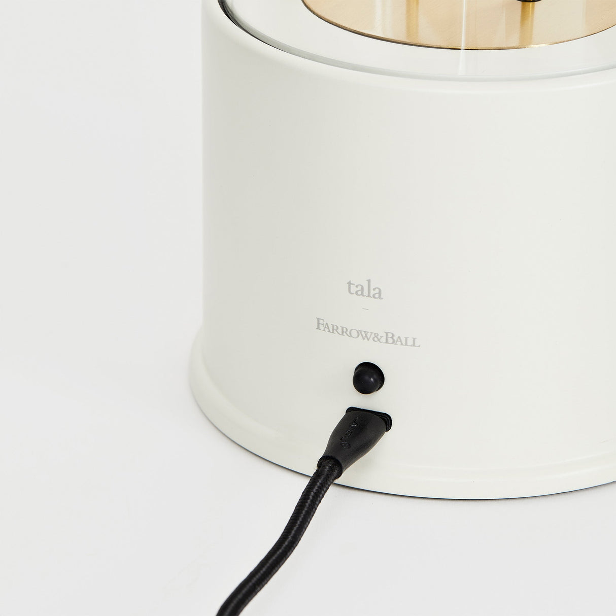 The Muse 1.0 Portable Lamp in Candlenut White