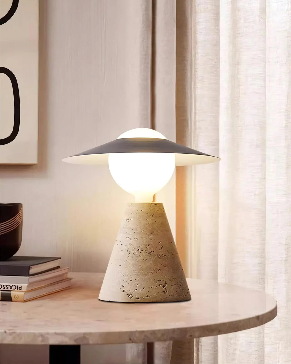 Travertine Bartley Table Lamp