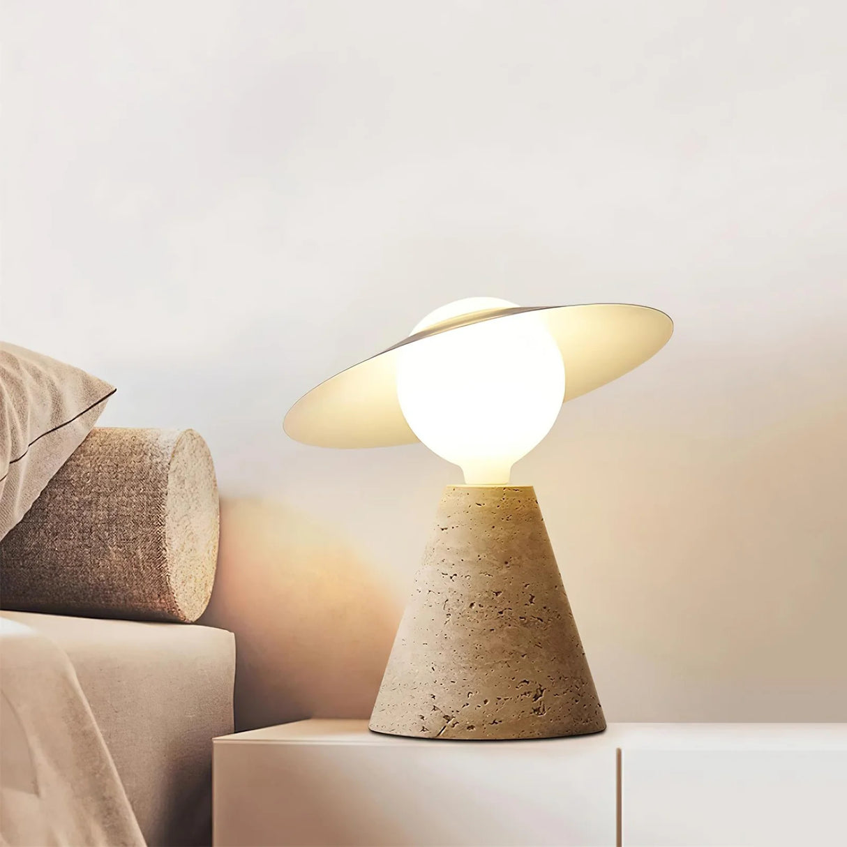 Travertine Bartley Table Lamp