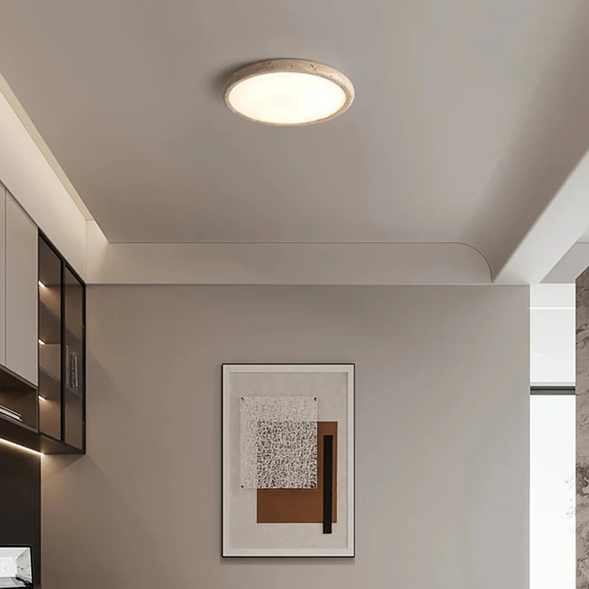 Travertine Kleine Ceiling Light