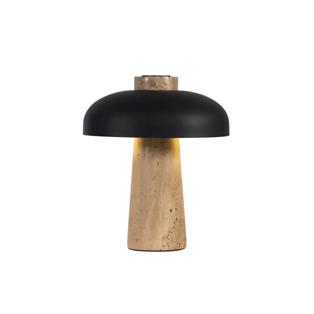 Travertine Reverse Table Lamp